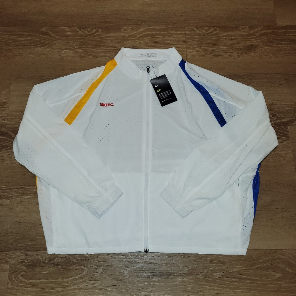 Nike F.C. Dri-Fit Loose Fit Soccer Jacket Women Full-Zip Jacket Size XL New
